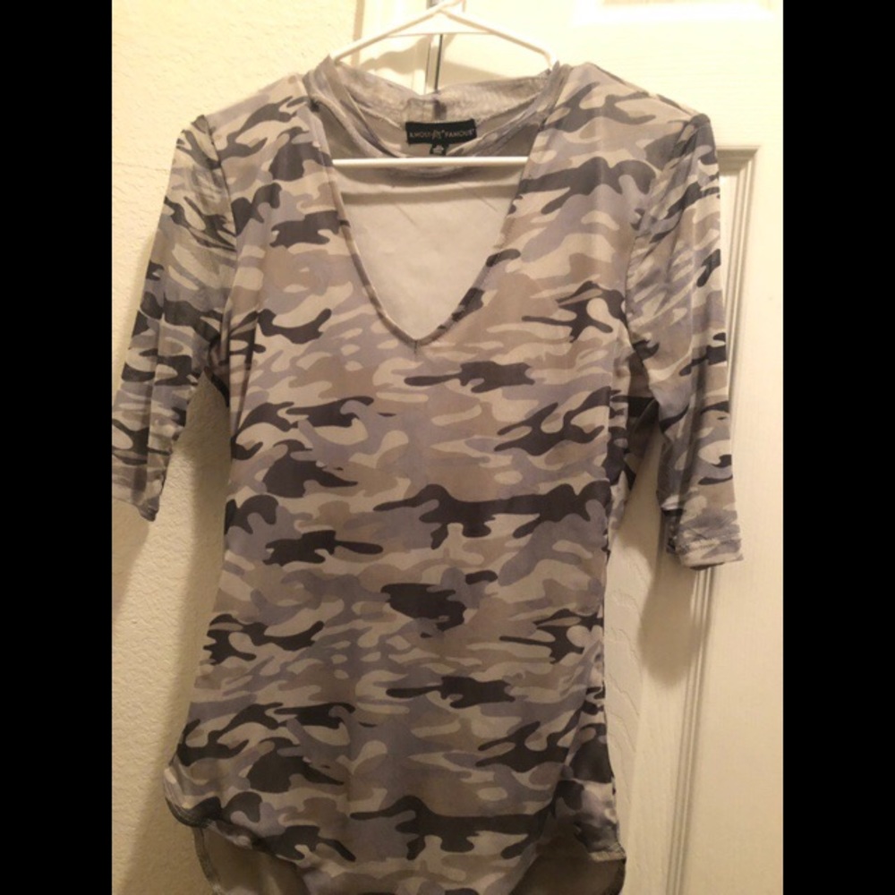 Camo “onesie”